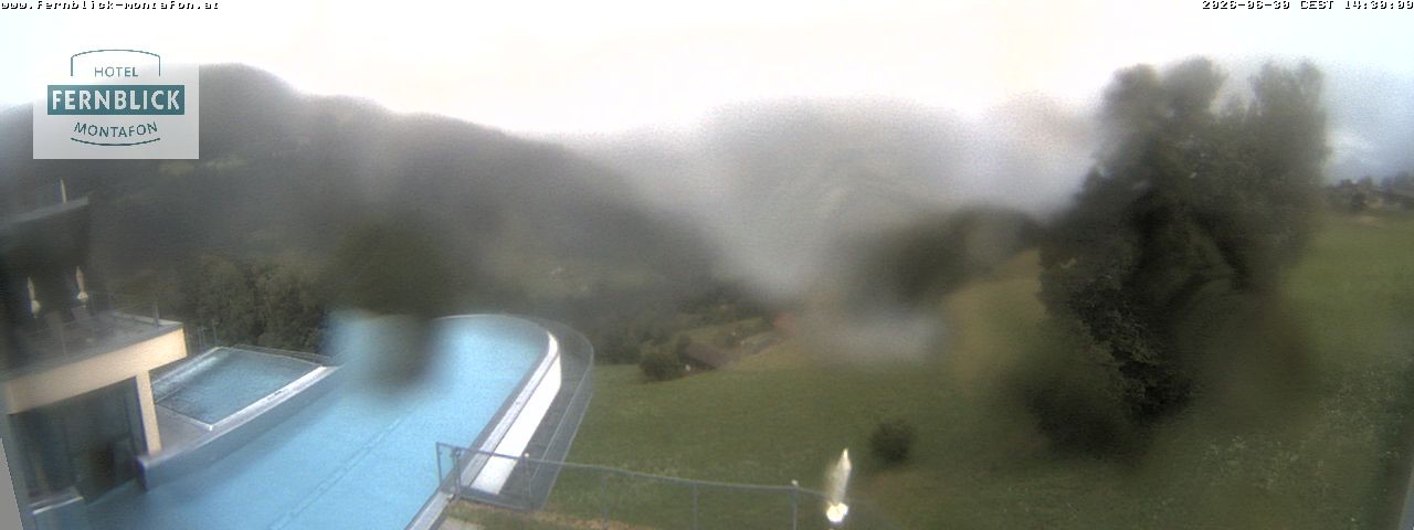 Archiv Foto Webcam Bartholomäberg: Ferienhotel Fernblick