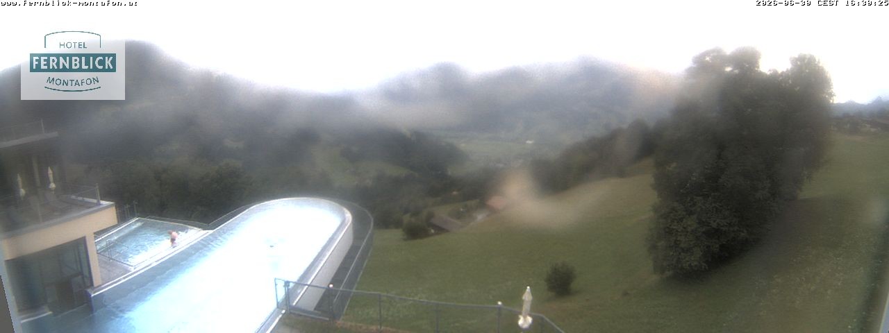 Archiv Foto Webcam Bartholomäberg: Ferienhotel Fernblick