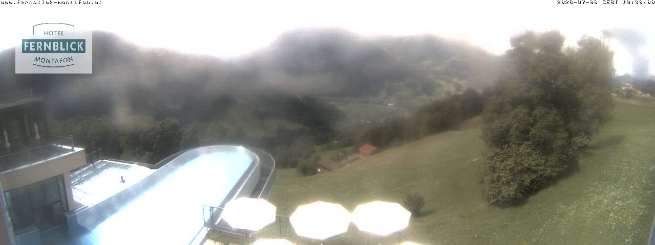 Archiv Foto Webcam Bartholomäberg: Ferienhotel Fernblick