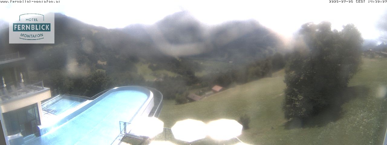 Archiv Foto Webcam Bartholomäberg: Ferienhotel Fernblick