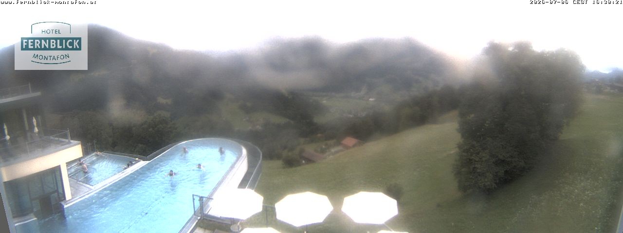 Archiv Foto Webcam Bartholomäberg: Ferienhotel Fernblick