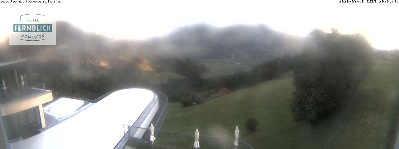 Archiv Foto Webcam Bartholomäberg: Ferienhotel Fernblick