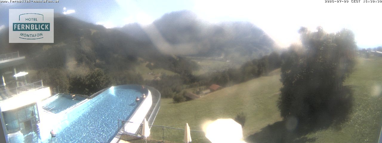 Archiv Foto Webcam Bartholomäberg: Ferienhotel Fernblick