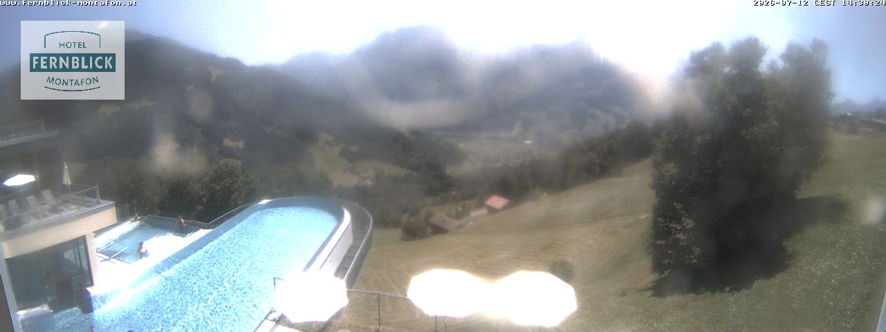 Archiv Foto Webcam Bartholomäberg: Ferienhotel Fernblick