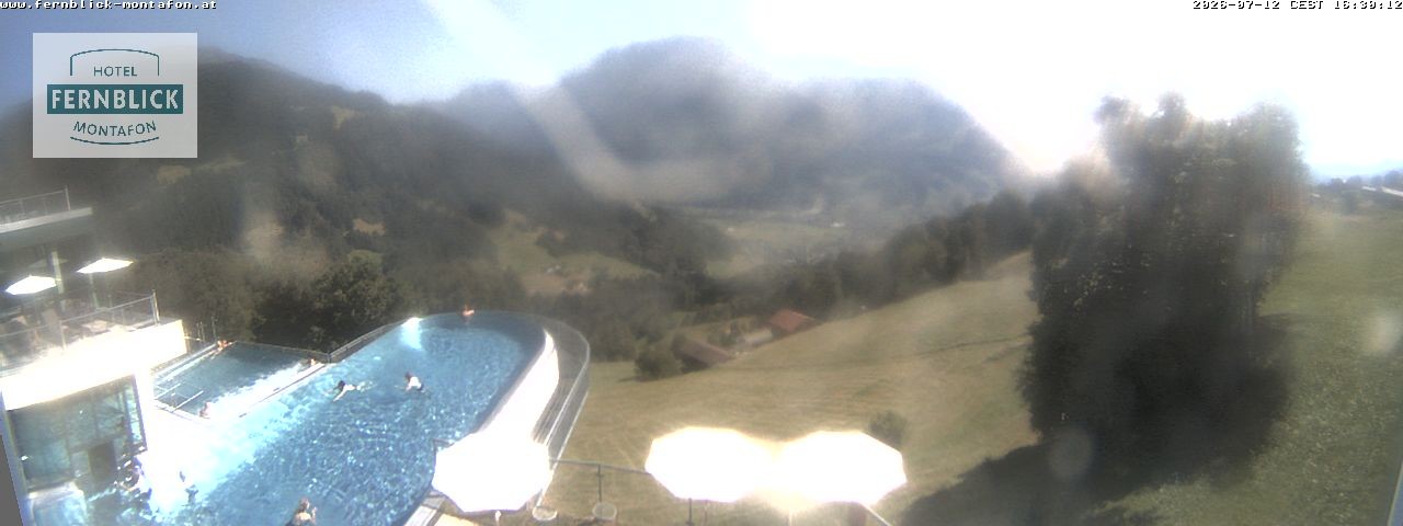 Archiv Foto Webcam Bartholomäberg: Ferienhotel Fernblick