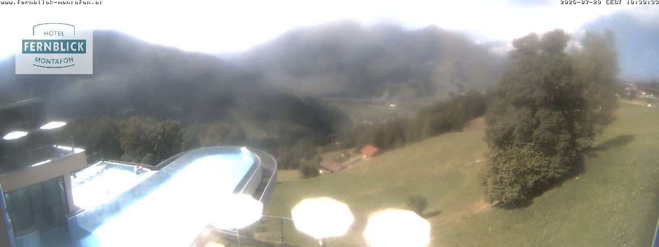 Archiv Foto Webcam Bartholomäberg: Ferienhotel Fernblick