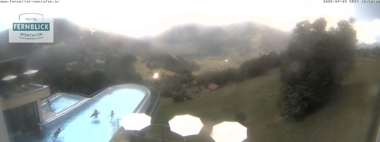 Archiv Foto Webcam Bartholomäberg: Ferienhotel Fernblick