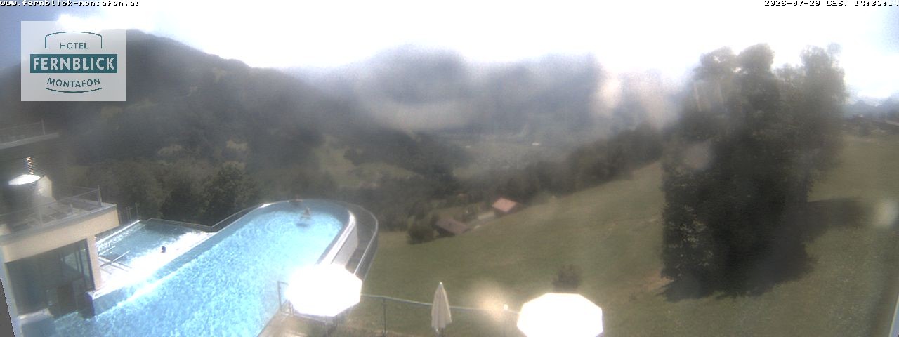 Archiv Foto Webcam Bartholomäberg: Ferienhotel Fernblick