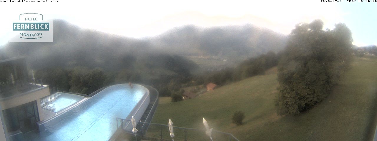 Archiv Foto Webcam Bartholomäberg: Ferienhotel Fernblick