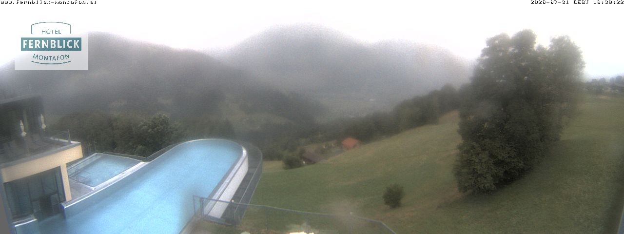Archiv Foto Webcam Bartholomäberg: Ferienhotel Fernblick