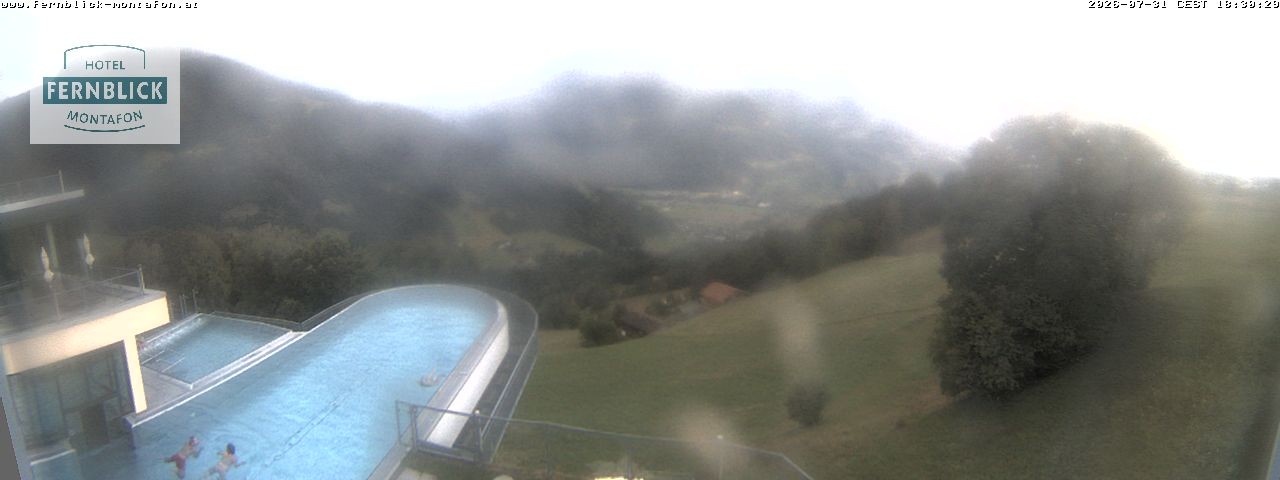 Archiv Foto Webcam Bartholomäberg: Ferienhotel Fernblick