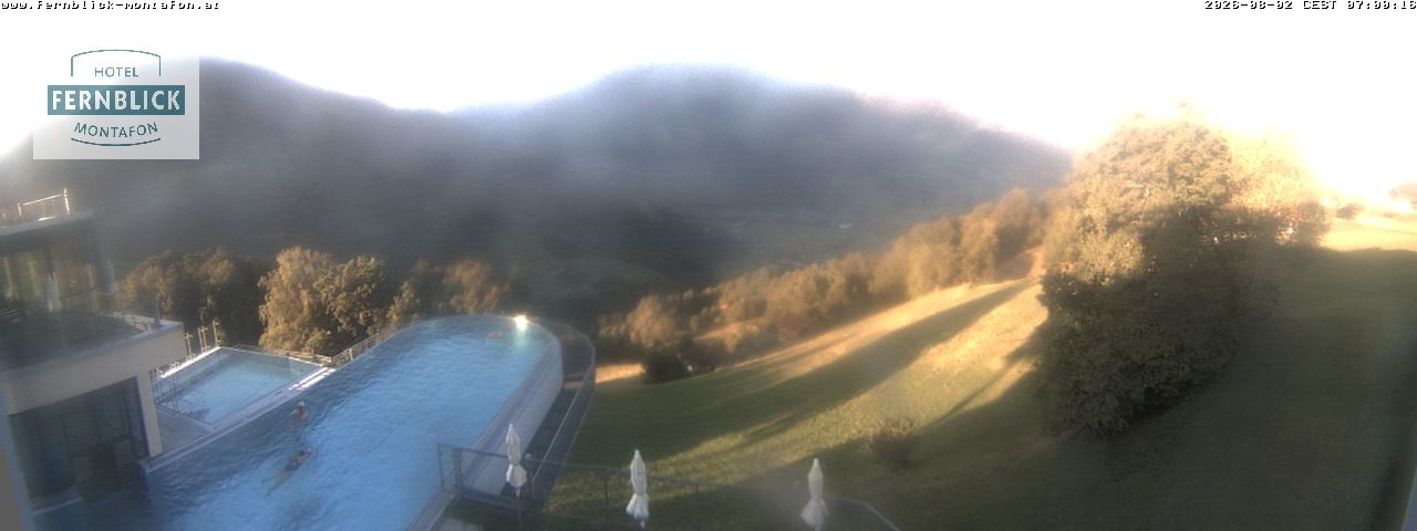 Archiv Foto Webcam Bartholomäberg: Ferienhotel Fernblick