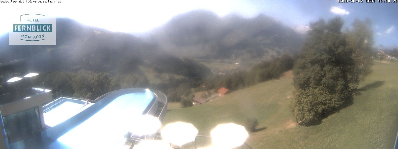 Archiv Foto Webcam Bartholomäberg: Ferienhotel Fernblick