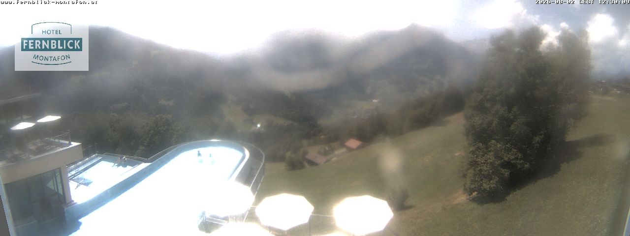Archiv Foto Webcam Bartholomäberg: Ferienhotel Fernblick