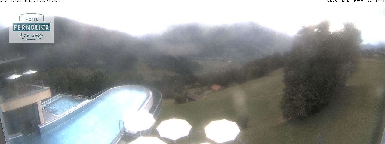 Archiv Foto Webcam Bartholomäberg: Ferienhotel Fernblick