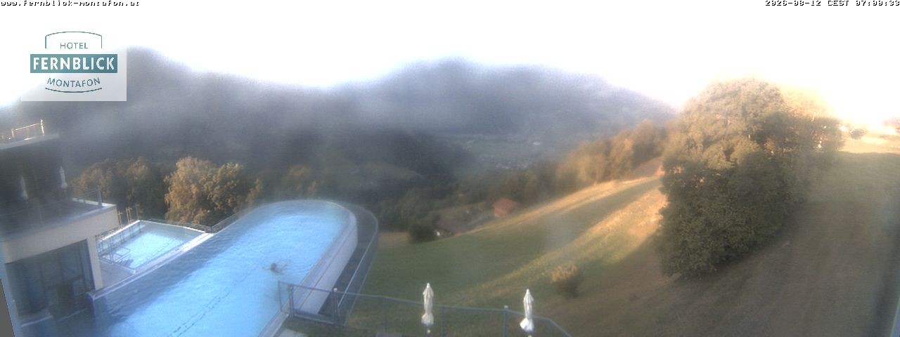 Archiv Foto Webcam Bartholomäberg: Ferienhotel Fernblick