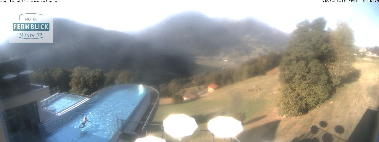 Archiv Foto Webcam Bartholomäberg: Ferienhotel Fernblick