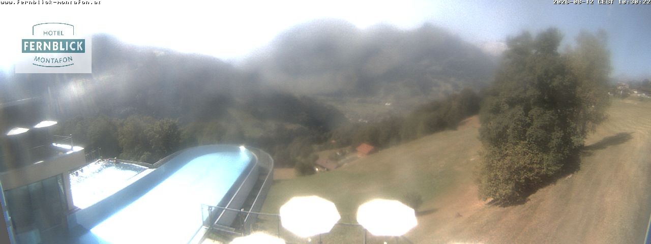 Archiv Foto Webcam Bartholomäberg: Ferienhotel Fernblick