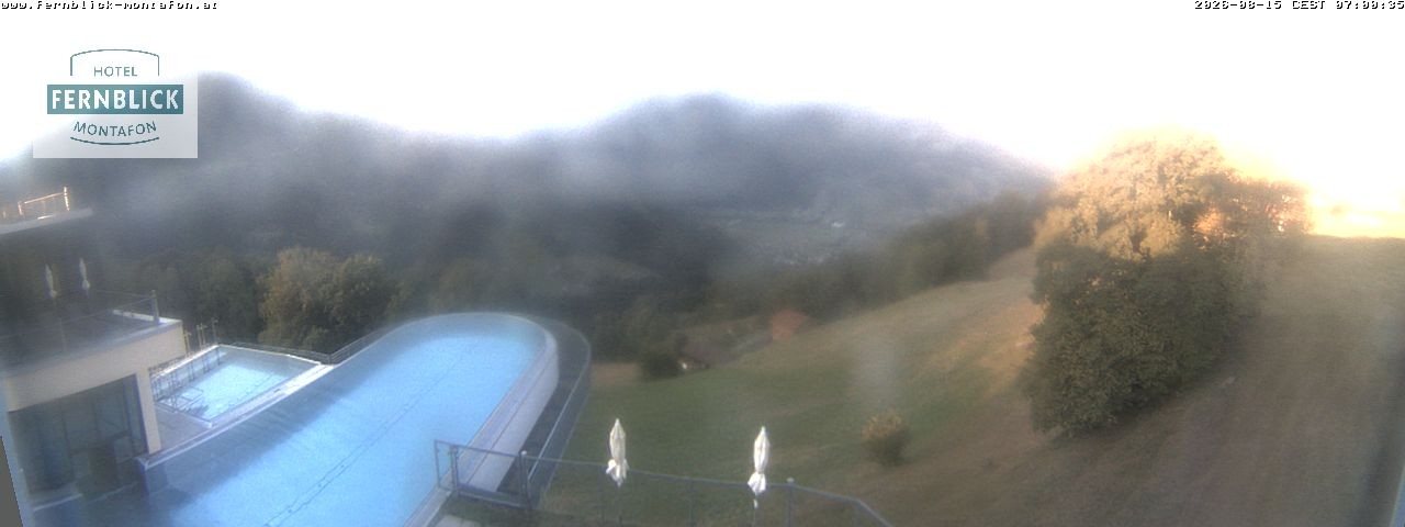 Archiv Foto Webcam Bartholomäberg: Ferienhotel Fernblick