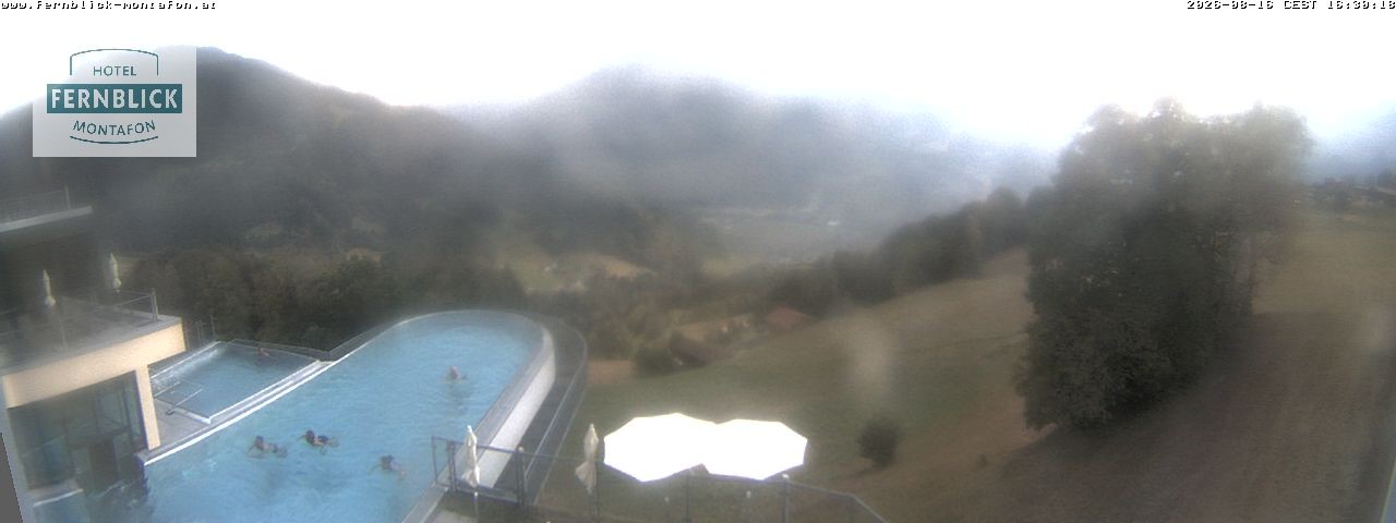Archiv Foto Webcam Bartholomäberg: Ferienhotel Fernblick