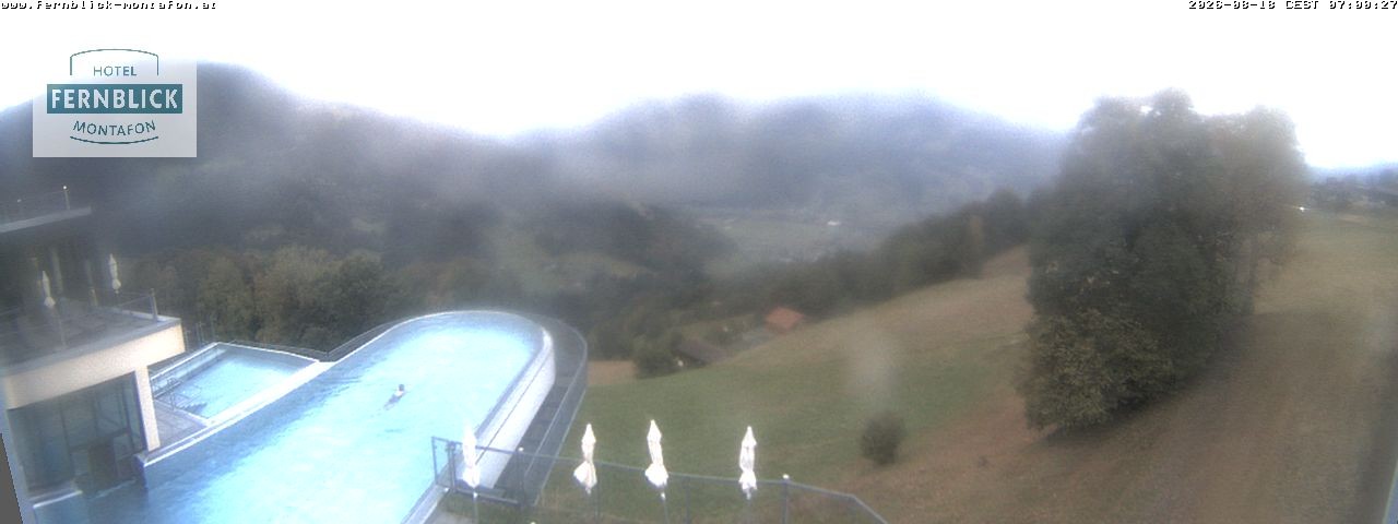 Archiv Foto Webcam Bartholomäberg: Ferienhotel Fernblick