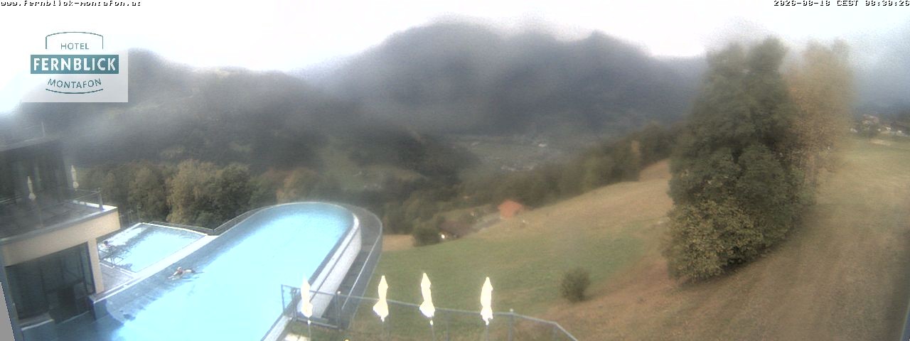 Archiv Foto Webcam Bartholomäberg: Ferienhotel Fernblick