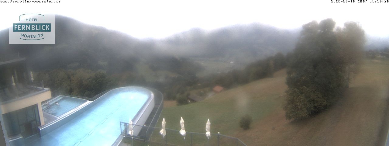 Archiv Foto Webcam Bartholomäberg: Ferienhotel Fernblick