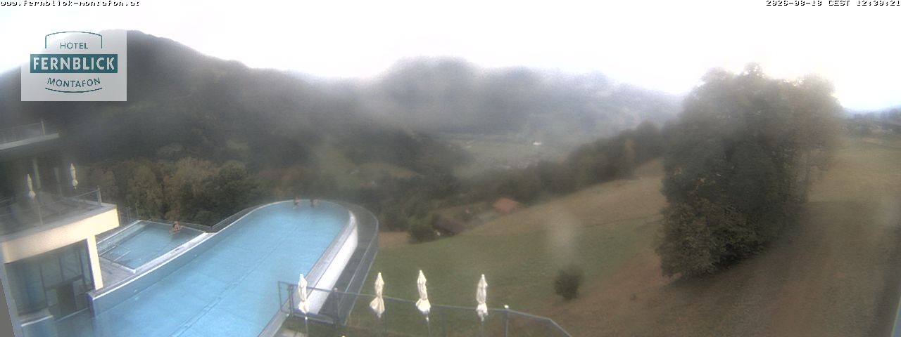 Archiv Foto Webcam Bartholomäberg: Ferienhotel Fernblick