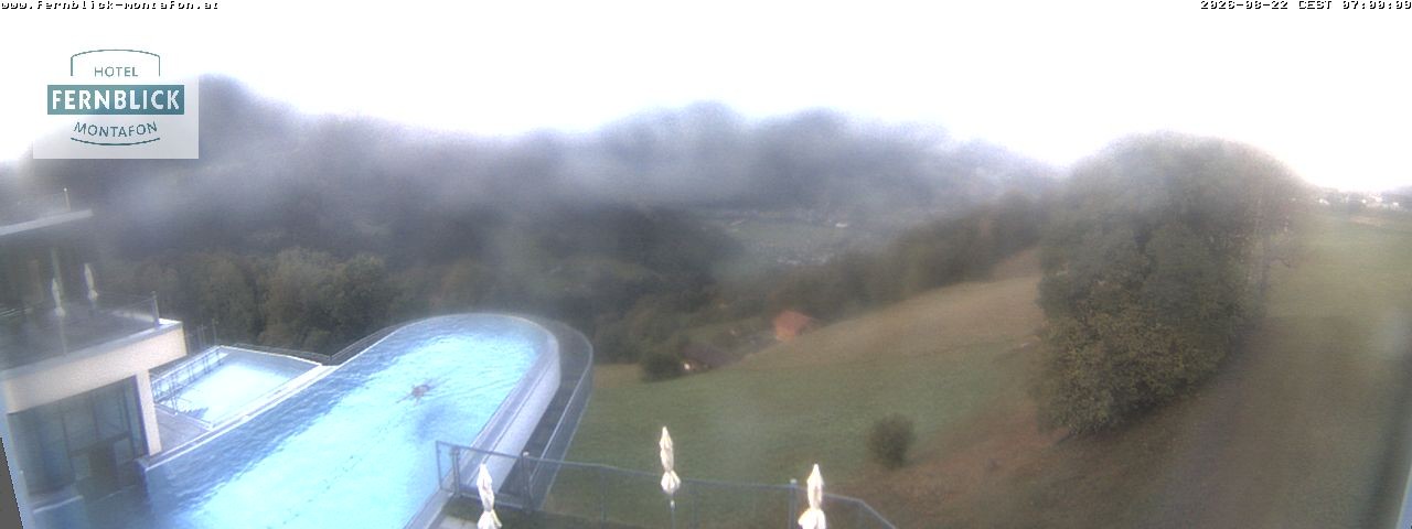 Archiv Foto Webcam Bartholomäberg: Ferienhotel Fernblick