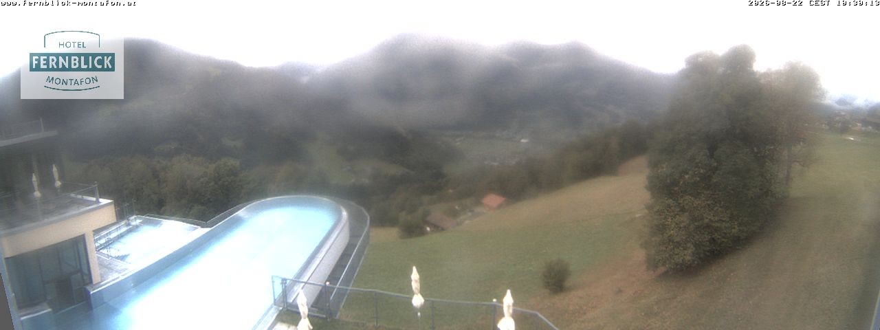 Archiv Foto Webcam Bartholomäberg: Ferienhotel Fernblick