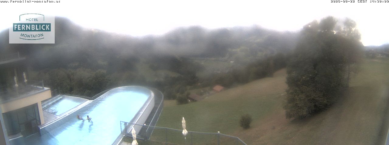 Archiv Foto Webcam Bartholomäberg: Ferienhotel Fernblick