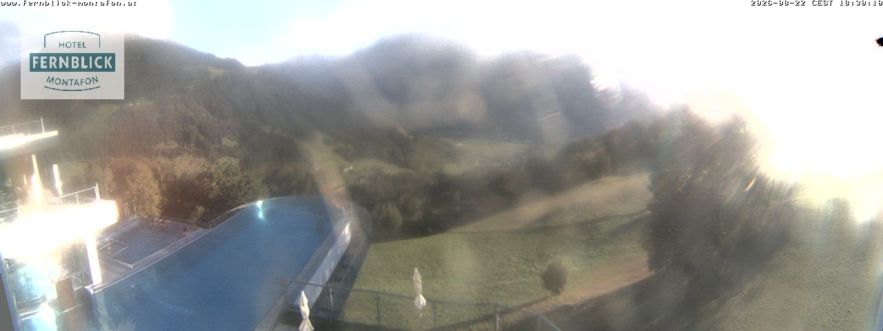 Archiv Foto Webcam Bartholomäberg: Ferienhotel Fernblick