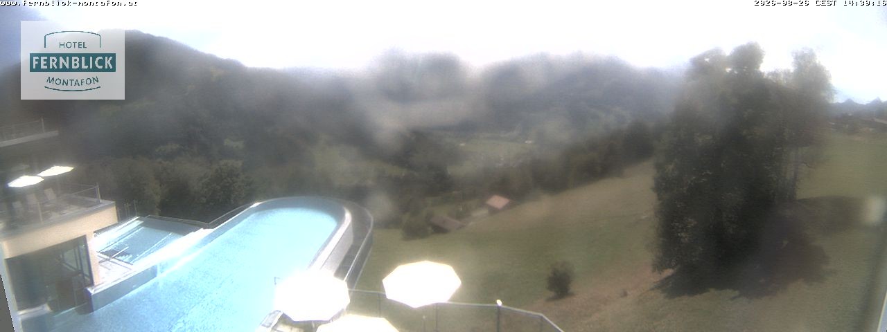 Archived image Webcam Hotel Fernblick in Bartholomäberg