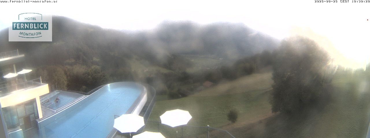 Archived image Webcam Hotel Fernblick in Bartholomäberg