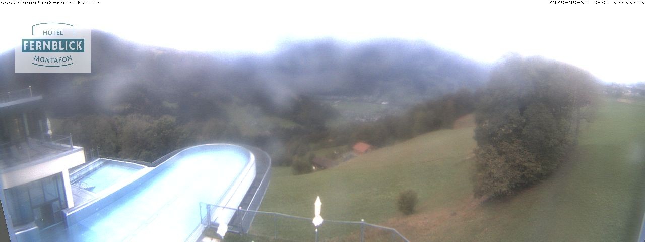 Archiv Foto Webcam Bartholomäberg: Ferienhotel Fernblick