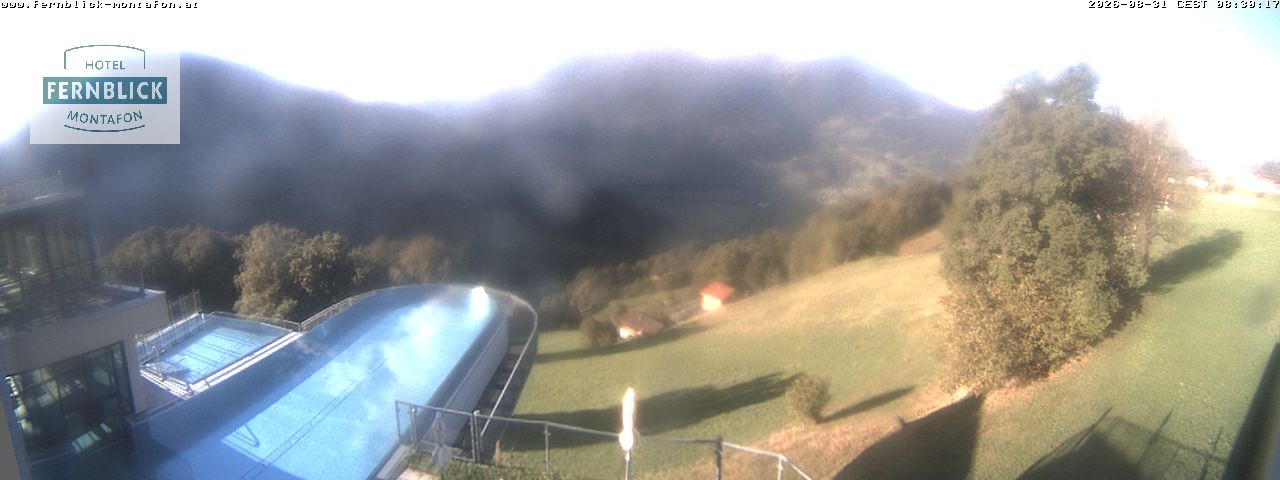 Archiv Foto Webcam Bartholomäberg: Ferienhotel Fernblick