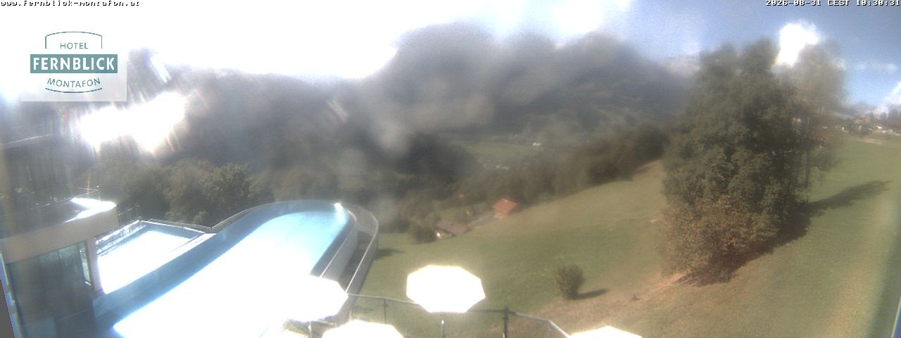 Archiv Foto Webcam Bartholomäberg: Ferienhotel Fernblick