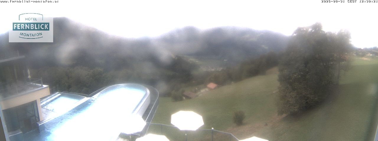 Archiv Foto Webcam Bartholomäberg: Ferienhotel Fernblick