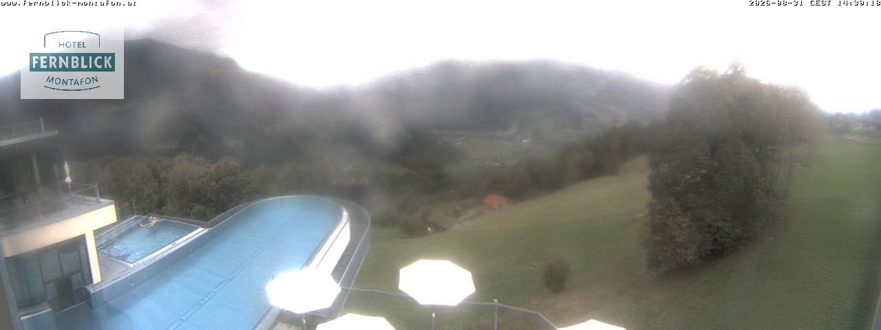 Archiv Foto Webcam Bartholomäberg: Ferienhotel Fernblick