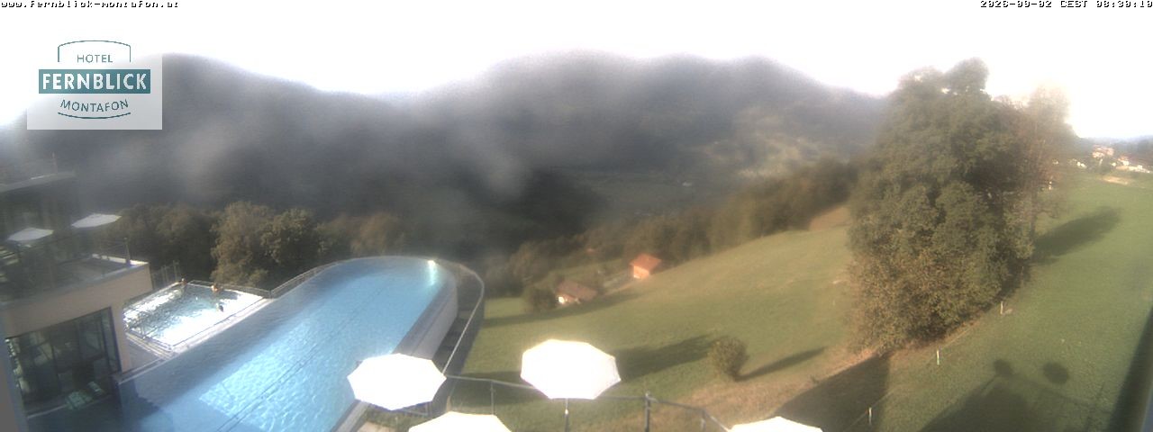 Archiv Foto Webcam Bartholomäberg: Ferienhotel Fernblick