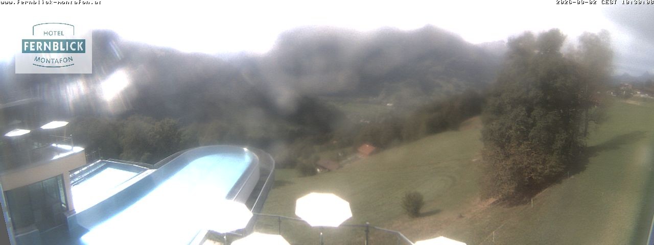 Archiv Foto Webcam Bartholomäberg: Ferienhotel Fernblick