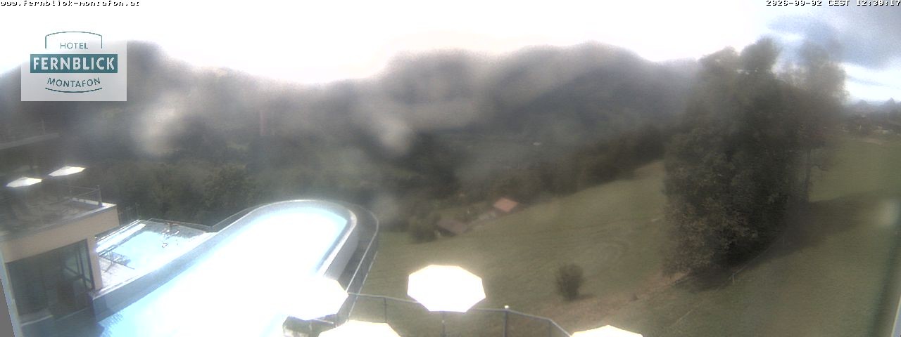 Archiv Foto Webcam Bartholomäberg: Ferienhotel Fernblick