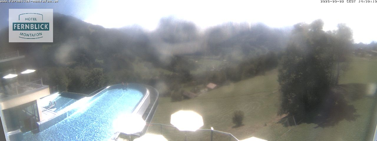 Archiv Foto Webcam Bartholomäberg: Ferienhotel Fernblick