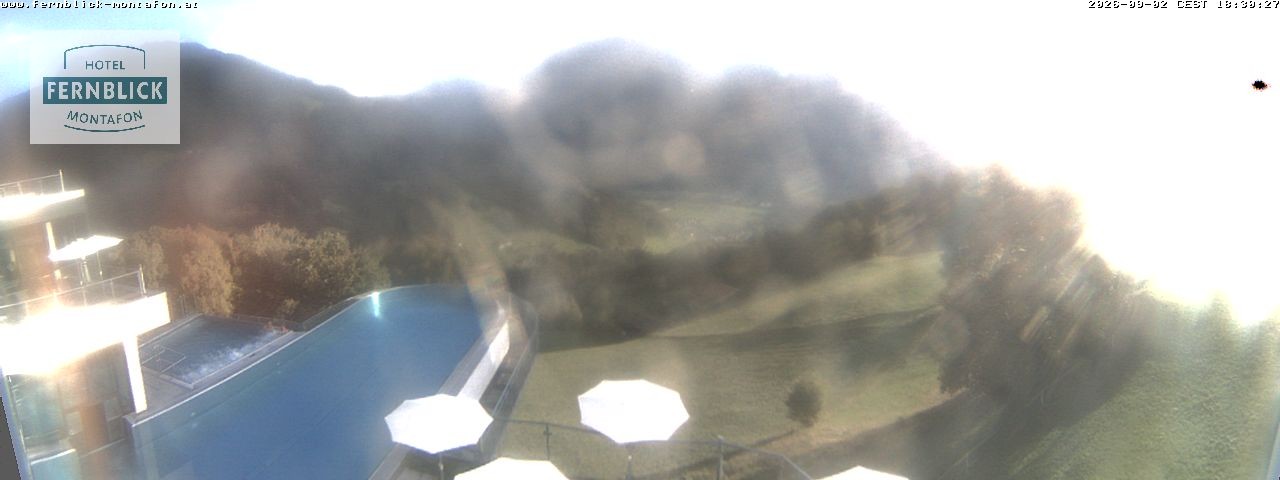 Archiv Foto Webcam Bartholomäberg: Ferienhotel Fernblick