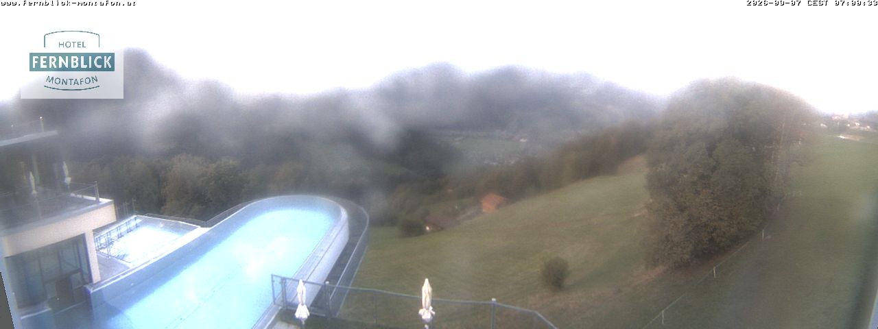 Archiv Foto Webcam Bartholomäberg: Ferienhotel Fernblick