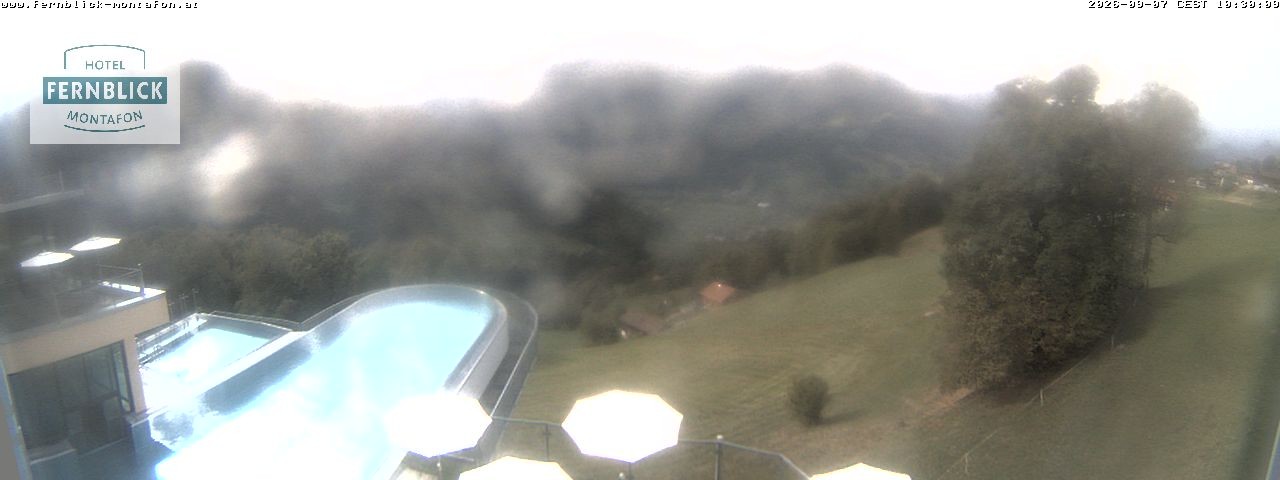 Archiv Foto Webcam Bartholomäberg: Ferienhotel Fernblick