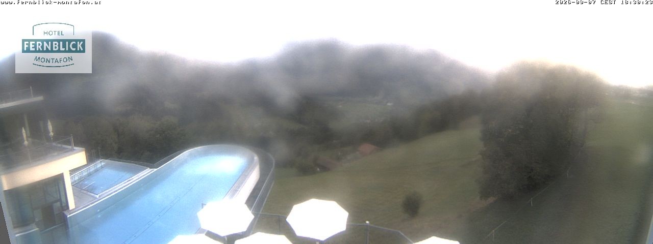 Archiv Foto Webcam Bartholomäberg: Ferienhotel Fernblick