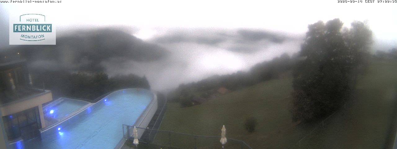 Archiv Foto Webcam Bartholomäberg: Ferienhotel Fernblick