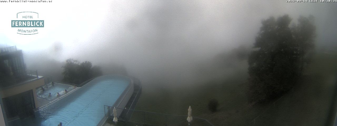 Archiv Foto Webcam Bartholomäberg: Ferienhotel Fernblick