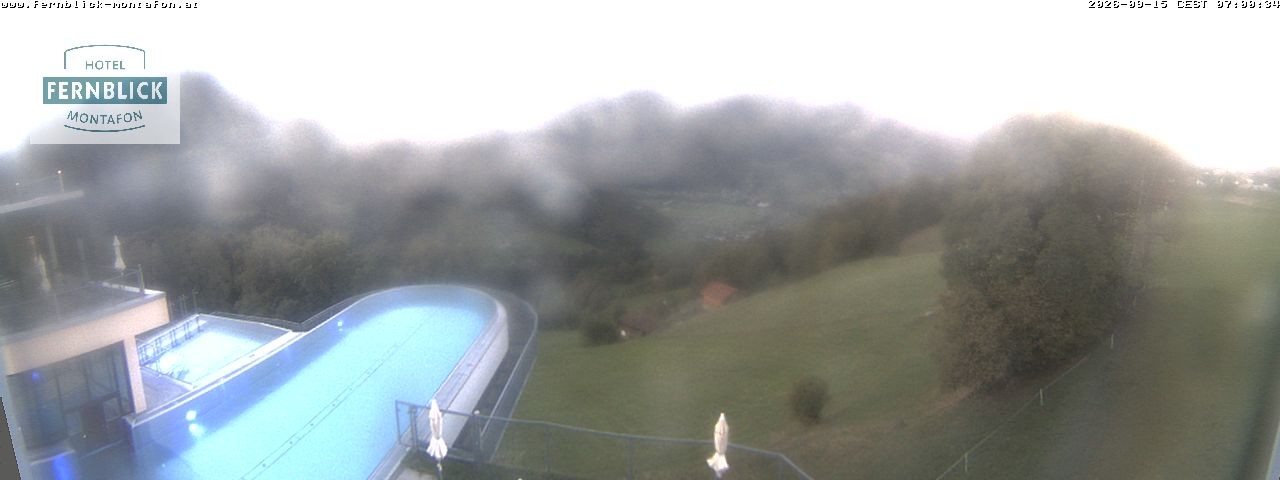 Archiv Foto Webcam Bartholomäberg: Ferienhotel Fernblick